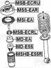 FEBEST MD-E55 Отбойник амортизатора