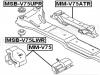 FEBEST MM-V75ATR Подушка двигателя задняя