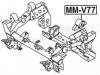 FEBEST MM-V77 Подушка подрамника