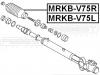FEBEST MRKBV75L ПЫЛЬНИК РУЛЕВОЙ РЕЙКИ ЛЕВЫЙ