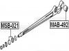FEBEST MSB-021 Сайлентблок заднего рычага