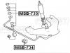 FEBEST MSB734 ВТУЛКА ПЕРЕДНЕГО СТАБИЛИЗАТОРА D25