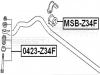 FEBEST MSB-Z34F Втулка стабилизатора