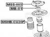 FEBEST MSS005 ОПОРА ПЕРЕДНЕГО АМОРТИЗАТОРА