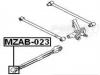 FEBEST MZAB023 САЙЛЕНБЛОК ЗАДНЕЙ ПРОДОЛЬНОЙ ТЯГИ