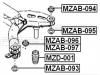 FEBEST MZAB093 САЙЛЕНБЛОК ЗАДНЕЙ БАЛКИ
