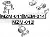 FEBEST MZM012 Подушка двигателя левая