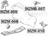 FEBEST MZMB007 Сайлентблок задней подушки двигателя