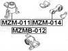 FEBEST MZMB-012 Сайлентблок левой подушки двигателя