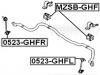 FEBEST MZSB-GHF ВТУЛКА ПЕРЕДНЕГО СТАБИЛИЗАТОРА D22 (MAZDA 6 GH 2008-2013; MAZDA 6 WAGON GH 2008-2013) FEBEST