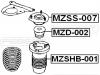 FEBEST MZSHB001 ПЫЛЬНИК ПЕРЕДНЕГО АМОРТИЗАТОРА (MAZDA 6 GG 2002- MAZDA 6 WAGON GY 2002-) FEBEST