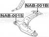 FEBEST NAB-001B Сайлентблок переднего рычага