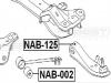 FEBEST NAB-002 Сайлентблок переднего торсиона