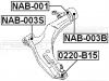 FEBEST NAB-003S Сайлентблок переднего рычага
