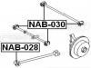 FEBEST NAB-028 Сайлентблок задней тяги
