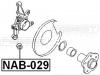 FEBEST NAB029 САЙЛЕНБЛОК ЗАДНЕЙ ЦАПФЫ НИЖНИЙ