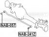 FEBEST NAB057 САЙЛЕНБЛОК ПЕРЕДНЕЙ ПОПЕРЕЧНОЙ ТЯГИ