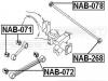 FEBEST NAB071 САЙЛЕНБЛОК ЗАДНЕЙ ПРОДОЛЬНОЙ ТЯГИ