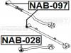 FEBEST NAB-097 САЙЛЕНБЛОК ЗАДНЕЙ ПРОДОЛЬНОЙ ТЯГИ