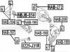 FEBEST NAB196 САЙЛЕНБЛОК ЗАДНЕЙ ПОДВЕСКИ (NISSAN MURANO Z50 2002-2007) FEBEST
