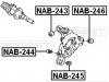 FEBEST NAB244 САЙЛЕНБЛОК ЗАДНЕЙ ЦАПФЫ