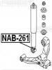 FEBEST NAB261 САЙЛЕНБЛОК ПЕРЕДНЕГО АМОРТИЗАТОРА (ISUZU COMO JVWE25 2001- NISSAN CARAVAN/HOMY E25 2001- NISSAN URVA