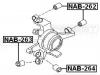 FEBEST NAB262 САЙЛЕНБЛОК ЗАДНЕЙ ЦАПФЫ (NISSAN CEDRIC/GLORIA Y34 1999-2004 NISSAN INFINITI M45 (Y34) 2002-) FEBEST