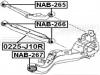 FEBEST NAB266 САЙЛЕНБЛОК ЗАДНЕГО ПОПЕРЕЧНОГО РЫЧАГА (NISSAN DUALIS JAPAN (J10) 2007- NISSAN QASHQAI J10F 2006- NIS