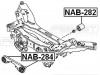 FEBEST NAB-282 Опора редуктора: NISSAN QASHQAI J10F 2006-