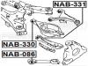 FEBEST NAB331 Сайленблок задней поперечной тяги (infiniti fx35/5