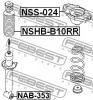 FEBEST NAB-353 Сайленблок заднего амортизатора