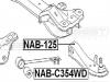 FEBEST NABC354WD САЙЛЕНБЛОК ПЕРЕДНЕГО ТОРСИОНА (NISSAN LAUREL NC35 4WD 1997-2002 NISSAN SKYLINE NR33 4WD 1994-1998 NI