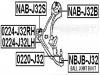 FEBEST NAB-J32B Сайлентблок задний переднего рычага