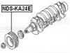FEBEST NDSKA24E ШКИВ КОЛЕНВАЛА KA24E (NISSAN DATSUN D22 1997-2002 NISSAN FRONTIER D22B 2002- NISSAN KING CAB D21 198