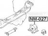 FEBEST NM027 ПОДУШКА ДВИГАТЕЛЯ ЛЕВАЯ MT