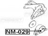 FEBEST NM029 NM-029_подушка двиг.задн./ Nissan Sunny B15/Almera N16 00-05