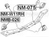 FEBEST NM075 ПОДУШКА ДВИГАТЕЛЯ ЗАДНЯЯ