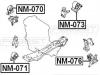 FEBEST NM-076 Подушка двигателя левая