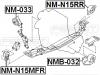 FEBEST NM-N15RR Подушка двигателя задняя