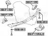 FEBEST NMP11SRALH ПОДУШКА ДВИГАТЕЛЯ ЛЕВАЯ AT