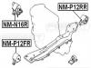 FEBEST NM-P12FR Подушка двигателя передняя