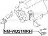 FEBEST NMWD21MRH ПОДУШКА ДВИГАТЕЛЯ ПРАВАЯ MT