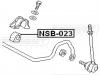 FEBEST NSB-023 Втулка переднего стабилизатора