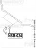 FEBEST NSB-024 Втулка переднего стабилизатора