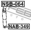 FEBEST NSB-064 Втулка заднего амортизатора