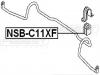 FEBEST NSBC11XF ВТУЛКА ПЕРЕДНЕГО СТАБИЛИЗАТОРА D22 (NISSAN TIIDA C11 2005-) FEBEST