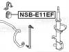 FEBEST NSBE11EF ВТУЛКА ПЕРЕДНЕГО СТАБИЛИЗАТОРА D26.5