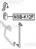 FEBEST NSBK12F ВТУЛКА ПЕРЕДНЕГО СТАБИЛИЗАТОРА D26.5