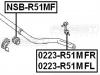 FEBEST NSBR51MF ВТУЛКА ПЕРЕДНЕГО СТАБИЛИЗАТОРА D34