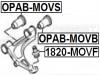 FEBEST OPAB-MOVS Сайлентблок передний переднего рычага